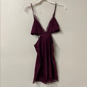 Victoria's Secret Rich Purple Satin Slip 2018